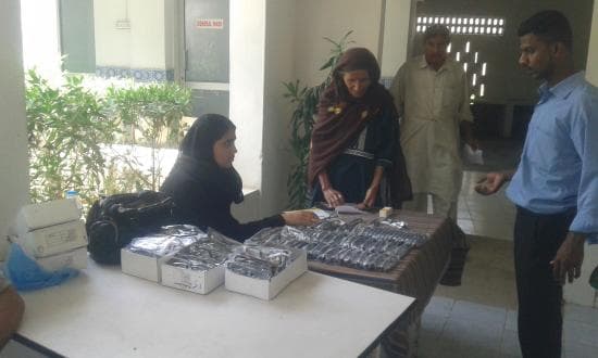 Free eye camp - community attendance