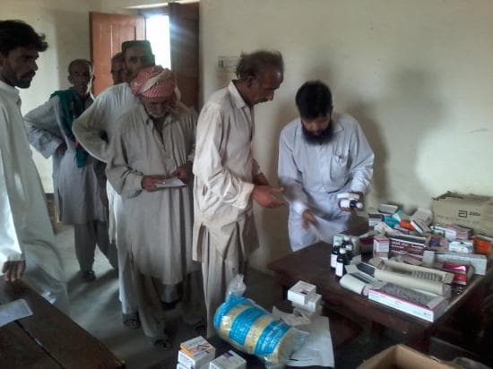 Free medical camp at Gadap